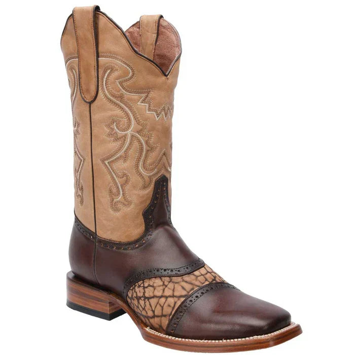 Botas Vaqueras de Cuello de Toro Original Horma Rodeo WD