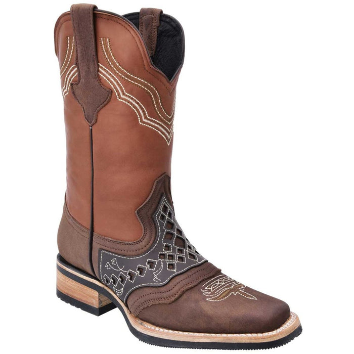 Botas Vaqueras de Cuero Antifaz Laser Horma Rodeo