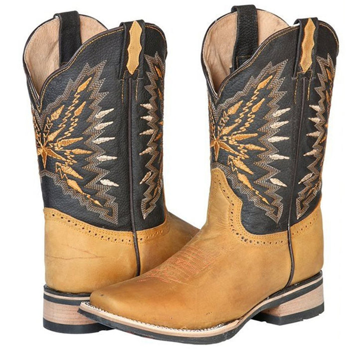 Botas Vaqueras de Cuero Crazy Horma Rodeo Color Miel