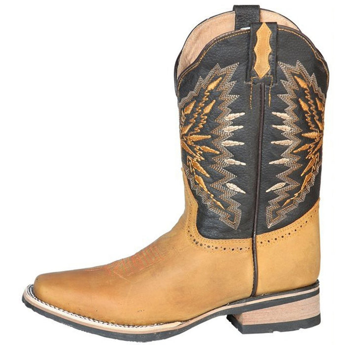 Botas Vaqueras de Cuero Crazy Horma Rodeo Color Miel