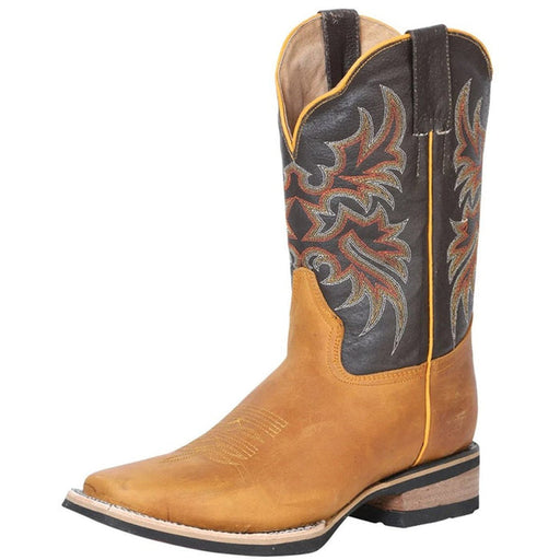 Botas Vaqueras de Cuero Crazy Horma Rodeo Color Miel