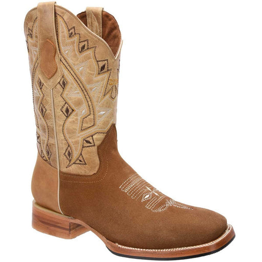 Botas Vaqueras de Cuero Crazy Nobuck Horma Rodeo