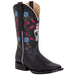 Botas de Cuero Crazy Original para Mujer en Horma Rodeo Color Negro GEN-42976