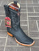 Botas Vaqueras de Cuero Grisly Original Punta Ancha