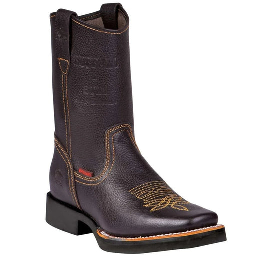 Botas Vaqueras de Cuero Horma Rodeo Color Cafe