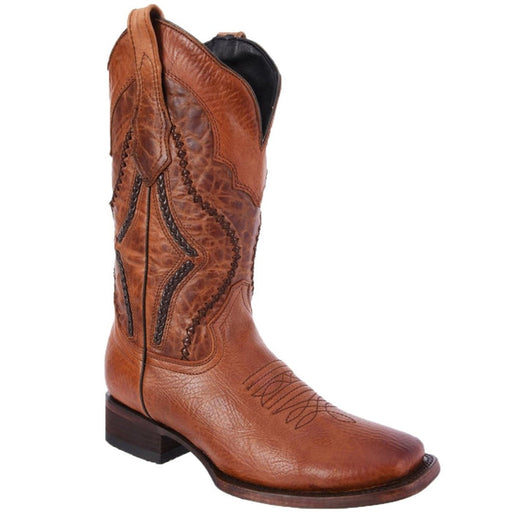 Botas Vaqueras de Cuero Napa Original Horma Rodeo Color Shedron WD