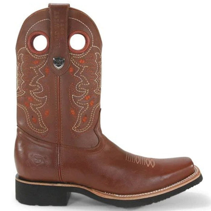 Botas Vaqueras de Cuero Original Horma Ranchera Cuadrada Ancha WW - Image 2