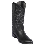 Botas Vaqueras de Cuero Original Pull Up Punta Redonda