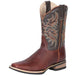 Botas Vaqueras de Cuero Pull Up Horma Rodeo Color Shedron