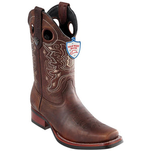 Botas Vaqueras de Cuero Rage en Horma Rodeo Suela de Hule WW