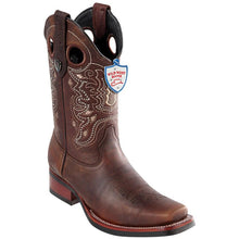 Botas Vaqueras de Cuero Rage en Horma Rodeo Suela de Hule