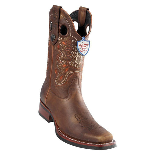 Botas Vaqueras de Cuero Rage en Horma Rodeo Suela de Hule