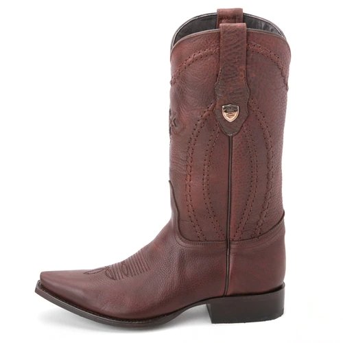 Botas Vaqueras de Cuero con Punta Recortada - Image 2