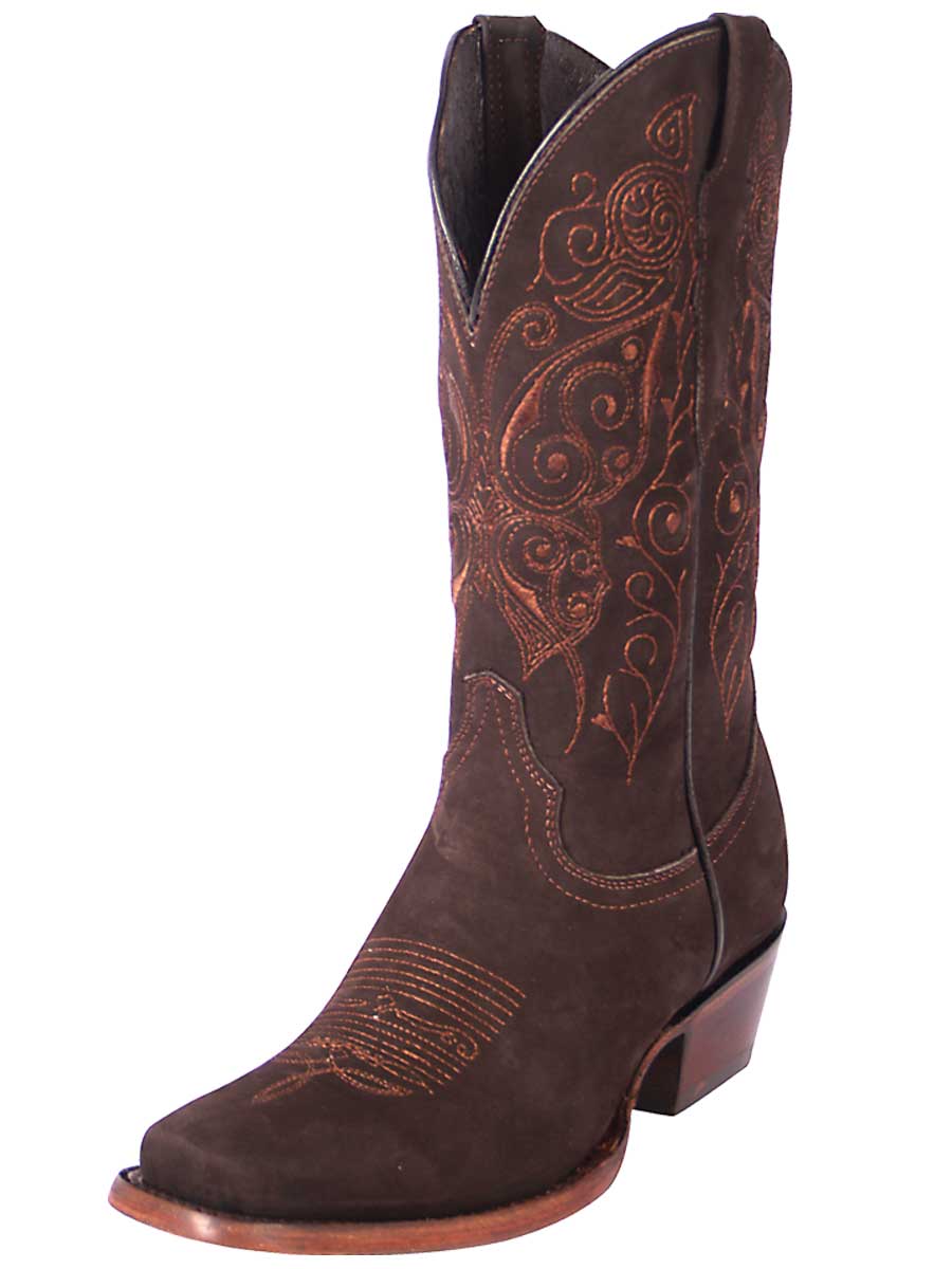 Botas de Gamuza Original para Mujer en Horma Rodeo GEN-122489 - Image 4