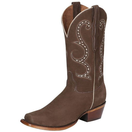 Botas de Gamuza Original para Mujer en Horma Rodeo Camel