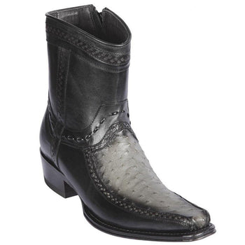Botin Avestruz con Venado Original Punta Europea