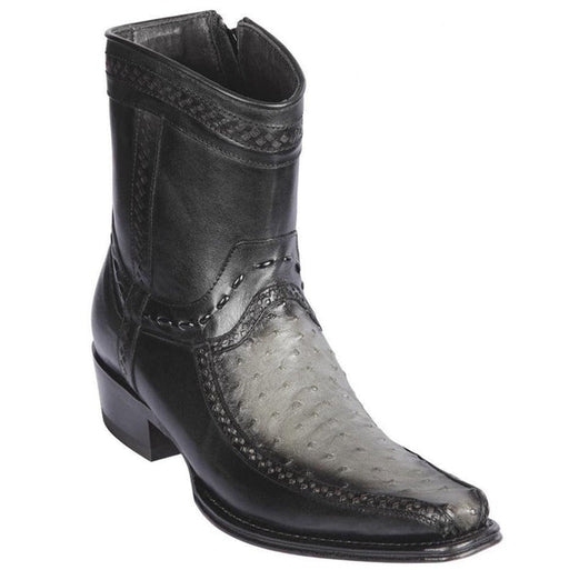 Botin Avestruz con Venado Original Punta Europea