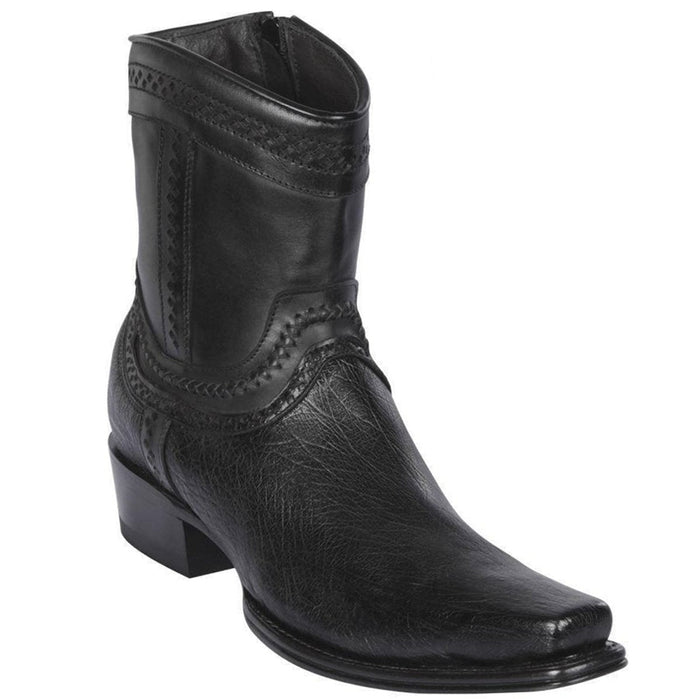 Botines de Panza de Avestruz Original Punta Europea LAB-76B9705