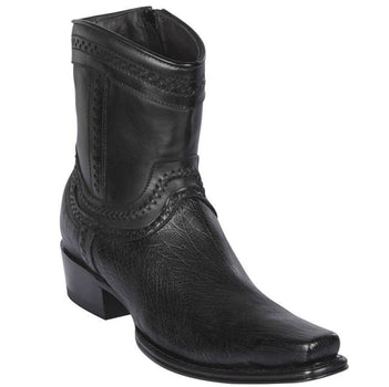 Botines de Panza de Avestruz Original Punta Europea LAB-76B9705