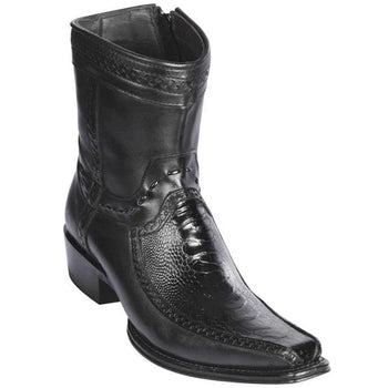 Botin Avestruz Pata con Venado Punta Europea LAB