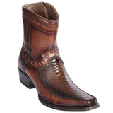 Botin Avestruz Pata con Venado Punta Europea LAB