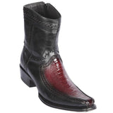 Botin Avestruz Pata con Venado Punta Europea