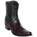 Botin Avestruz Pata Original Horma Europea Cuadrada LAB