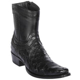 Botin Avestruz Piel Original Punta Europea LAB