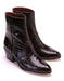 Botin Charro de Piel Avestruz Pata Horma Puntal
