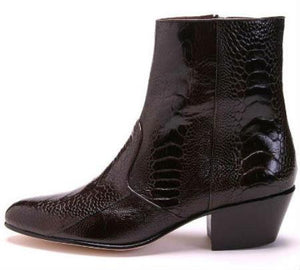 Botin Charro de Piel Avestruz Pata Horma Puntal LAB - Image 2