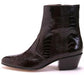 Botin Charro de Piel Avestruz Pata Horma Puntal