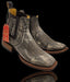 Botin Charro Quincy con Punta Cuadrada Color Cafe Claro