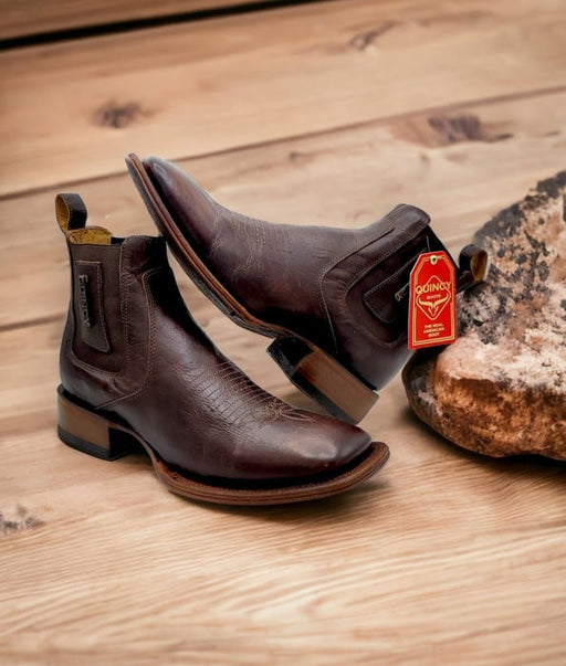 Botin Charro Quincy con Punta Cuadrada