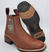Botin Charro Quincy con Punta Cuadrada y Suela de Hule