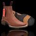 Botin Charro Quincy con Punta Cuadrada y Suela de Hule