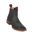 Botines Charros Quincy con Punta Cuadrada Color Negro