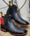 Botines Charros Quincy Cuero Volcano con Punta Cuadrada