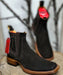 Botin Charro Quincy Nobuck con Punta Cuadrada
