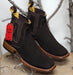Botin Charro Quincy Nobuck con Punta Cuadrada
