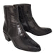Botines Piel Avestruz Pata Horma Puntal LAB-630505