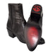 Botines Piel Avestruz Pata Horma Puntal LAB-630505