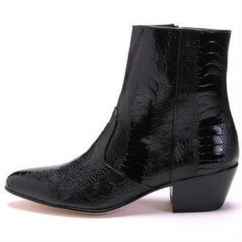 Botines Piel Avestruz Pata Horma Puntal - Image 5
