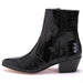 Botines Piel Avestruz Pata Horma Puntal LAB