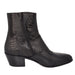 Botines Piel Avestruz Pata Horma Puntal LAB-630505