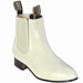 Botines Charros de Venado Original Color Hueso