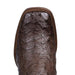 Botin Vaquero de Avestruz Original Horma Cuadrada LAB
