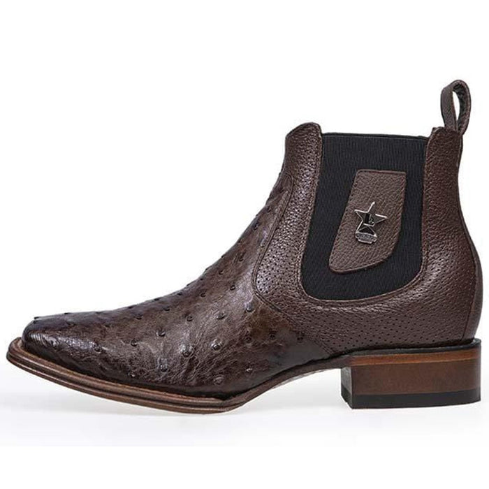 Botin Vaquero de Avestruz Original Horma Cuadrada LAB - Image 2