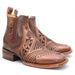 Ankle Laser Engraved Boots by Hooch Boots