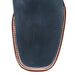 Botines Charros de Gamuza Punta Cuadrada Azul Marino Los Altos Boots