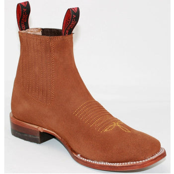 Botines Charros de Gamuza Punta Cuadrada para Mujer Quincy - Image 6